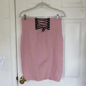 Charlotte Russe Knit Corset Pencil skirt